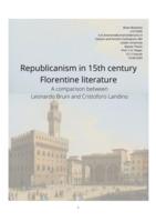 Republicanism in 15th century Florentine literature: a comparison between Leonardo Bruni and Cristoforo Landino