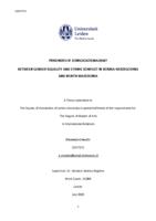 Prisoners of Consociationalism? Between Gender Equality and Ethnic Conflict in Bosnia-Herzegovina and North Macedonia