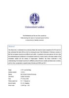 The Netherlands and the use of tax incentives: Understanding the impact of increased capital mobility on the policies of wealthy countries