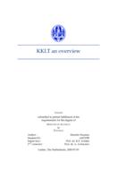 KKLT an overview