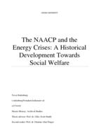 The NAACP and the Energy Crises: A Historical Development Towards Social Welfare