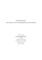 Renaming Macedonia: From Conflict to Consensus through Bargaining the Prespa Agreement