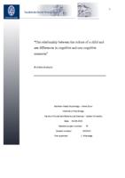 “The relationship between the culture of a child and sex differences in cognitive and non-cognitive measures”