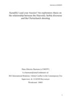 Karadžić Lead your Aussies? An exploratory thesis on the relationship between the Heavenly Serbia discourse and the Christchurch Shooting