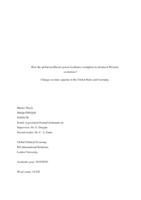 How the global neoliberal system facilitates corruption in advanced Western economies? Changes in state capacity in the United States and Germany