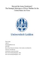 Beyond the Icarus Syndrome? The Strategic Relevance of Proxy Warfare for the United States Air Force