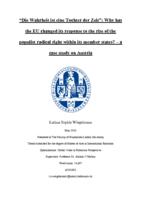 “Die Wahrheit ist eine Tochter der Zeit”: Why has the EU changed its response to the rise of the populist radical right within its member states? – a case study on Austria