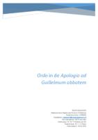 Ordo in de Apologia ad Guillelmum abbatem