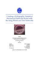 Creating a Holographic Statistical Mechanical-Network Model with the Ising Model and Tree Networks