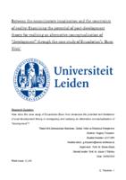 Between the emancipatory imagination and the constraints of reality: Examining the potential of post-development theory for realising an alternative conceptualisation of “development” through the case study of Ecuadorian’s 'Buen Vivir'