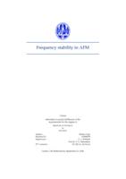 Frequency stability in AFM