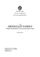 The Arnoullet Family: Printers-Booksellers in Lyon from 1495 to 1629
