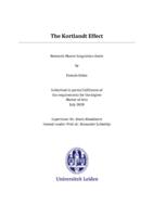 The Kortlandt Effect