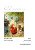 Marko Vovchok. The Voice of the Ukrainian Peasant Woman