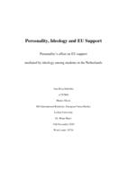 Personality, Ideology and EU Support