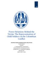 Power Relations Behind the Victim: The Representation of Child Soldiers in the Colombian Conflict