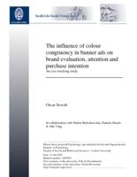 The influence of colour congruency in banner ads on brand evaluation, attention and purchase intention: An eye-tracking study