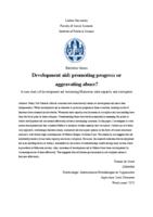 Development aid: promoting progress or aggravating abuse?