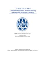 All Bark and no Bite? Coalition/Opposition decision-making in European Municipal Councils