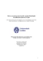 De in- en externe meerwaarde van het Nederlands Kwalificatieraamwerk NLQF