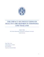 The Impact of Institutions on Health Care Reform in Indonesia and Thailand