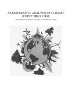 A comparative analysis of climate justice discourse