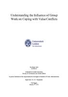 Understanding the Influence of Group Work on Coping with Value Conflicts