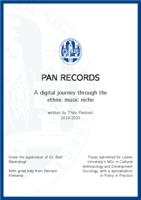 PAN RECORDS: A digital journey through the ethnic music niche