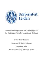 Internationalizing Leiden: An Ethnography of the Challenges Faced by International Students
