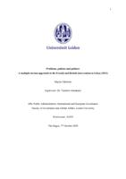 Problems, policies and politics: A multiple-stream approach to the French and British intervention in Libya (2011)