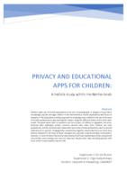 Privacy and educational apps for children: a holistic study within the Netherlands