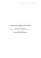 Do values transcend cultural and geographical contexts? A comparative study of Schwartz value theory in the People’s Republic of China and Hong Kong