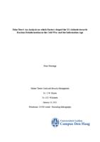 Fake News! An Analysis on which Factors shaped the US Attitude towards Russian Disinformation in the Cold War and the Information Age