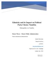 Ethnicity and its Impact on Political Party Choice