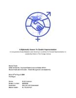 A Diplomatic Answer To Gender Representation