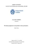 The lacking engagement of young adults in citizen participation