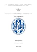 Exploring foreign lobbying as a method of state interest representation in the United States of America