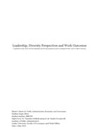Leadership, Diversity Perspectives and Work Outcomes