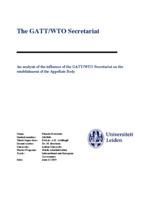 The GATT/WTO Secretariat