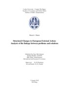 Structural Changes to European External Action