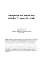 Immigration and welfare state attitudes