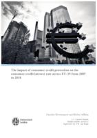 The impact of consumer credit protection on the consumer credit interest rate across EU-19 from 2005 to 2018