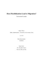 Does Flexibilization Lead to Migration?