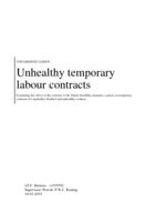 Unhealthy temporary labour contracts