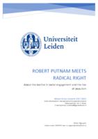 Robert Putnam meets radical right