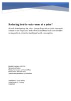 Reducing health costs comes at a price? A study investigating the policy change from the no-claim insurance scheme to the compulsory deductible in the Netherlands and the effect on inequality in subjective health and health consumption.