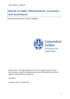 The impact of governance in the energy transition on the environmental, social and corporate governance (ESG) performance of the highest emitting fossil fuel companies