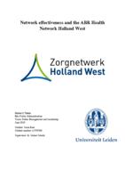 Network effectiveness and the ABR Health Network Holland West
