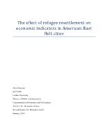 The effect of refugee resettlement on economic indicators in American Rust Belt cities