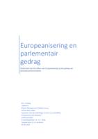 Europeanisering en parlementair gedrag